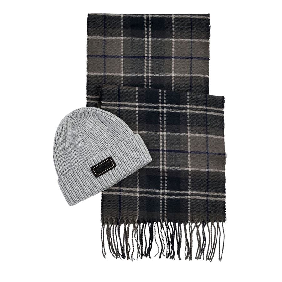 Set regalo Cuffia + sciarpa Sweeper Legacy Barbour International | MGS0092GY3